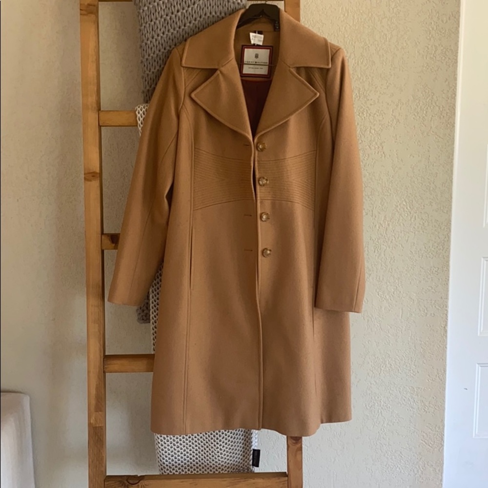 Tommy Hilfiger's cozy peacoat